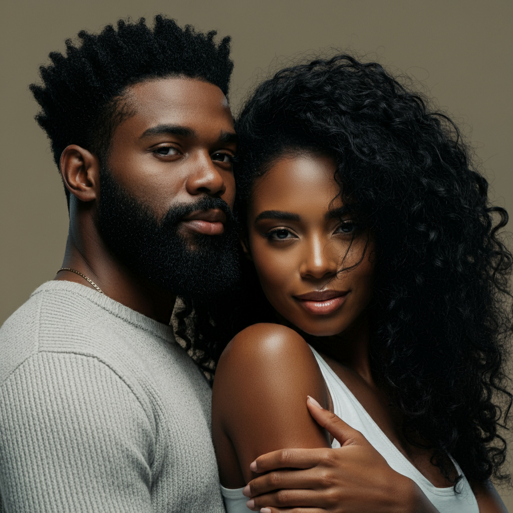 A healed couple sharing a loving moment